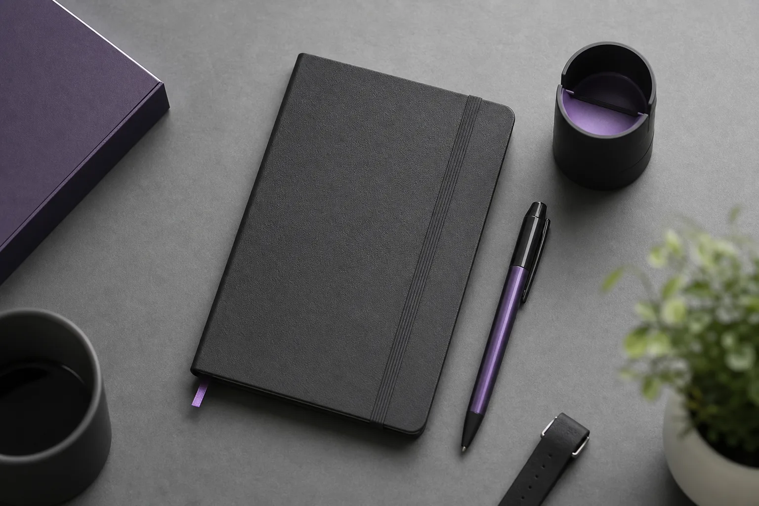 Corporate desk set with quality personalized accessories